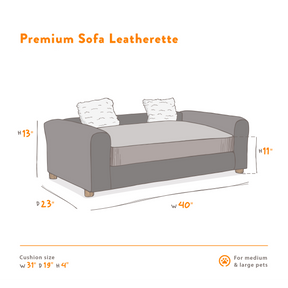 Leatherette Pet Bed