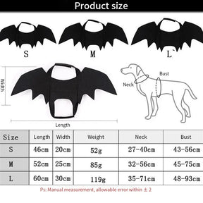 Funny cat/dog artifical wing costume 