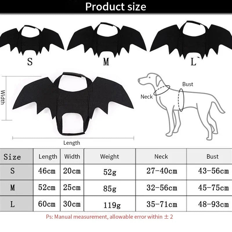 Funny cat/dog artifical wing costume 