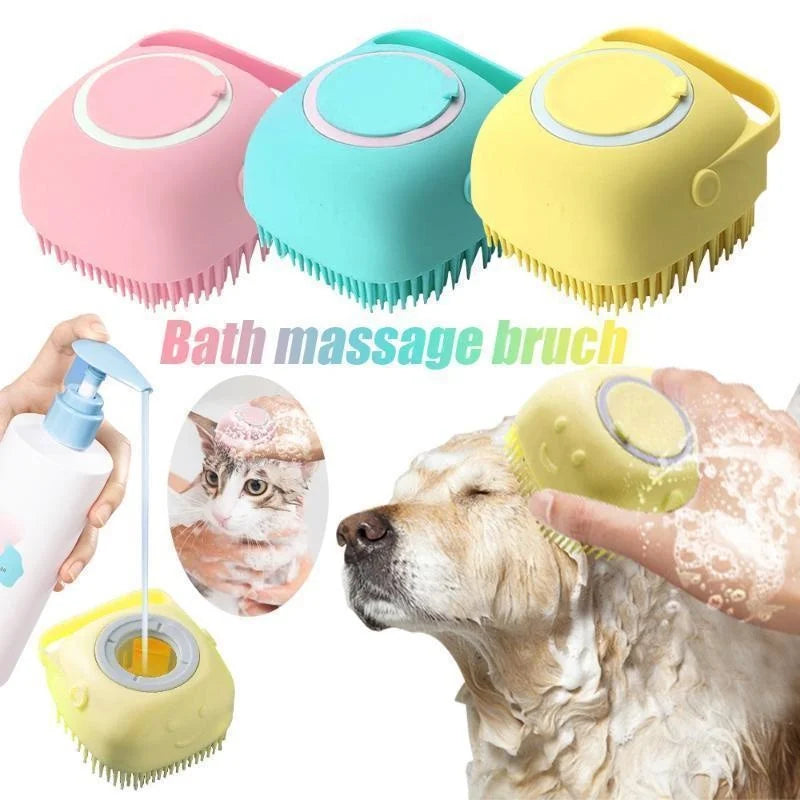 Pet Cleaning Bath Massage Brush 