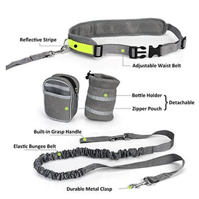 Pet Dog Cat Elastic Reflective Belt Running 