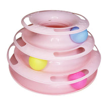 3/4 Levels Cats Toy Tower Track