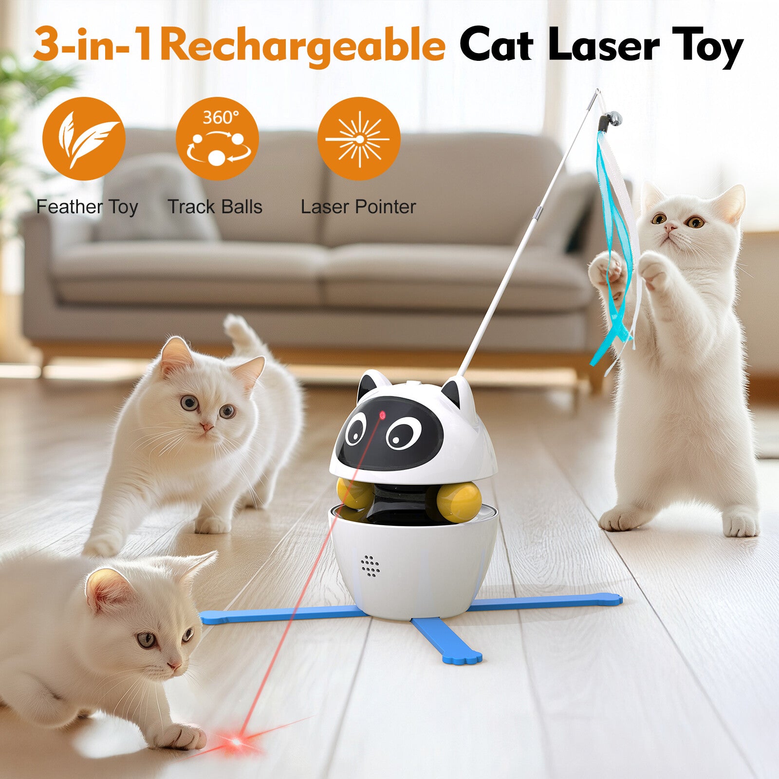 Automatic Interactive Cat Toy