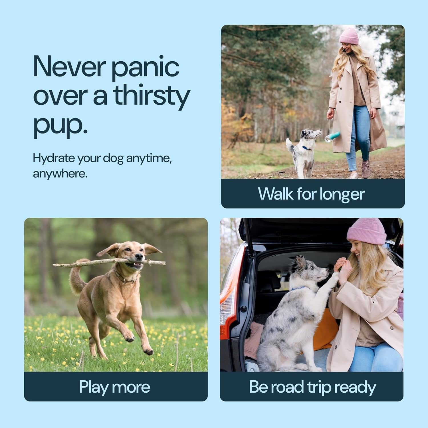 Portable Dog Water Bottle