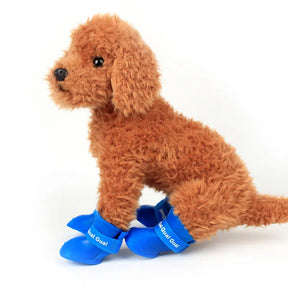 Cat/Dog 4Pcs Pet Waterproof Rainshoe Anti-Slip Rubber Boot