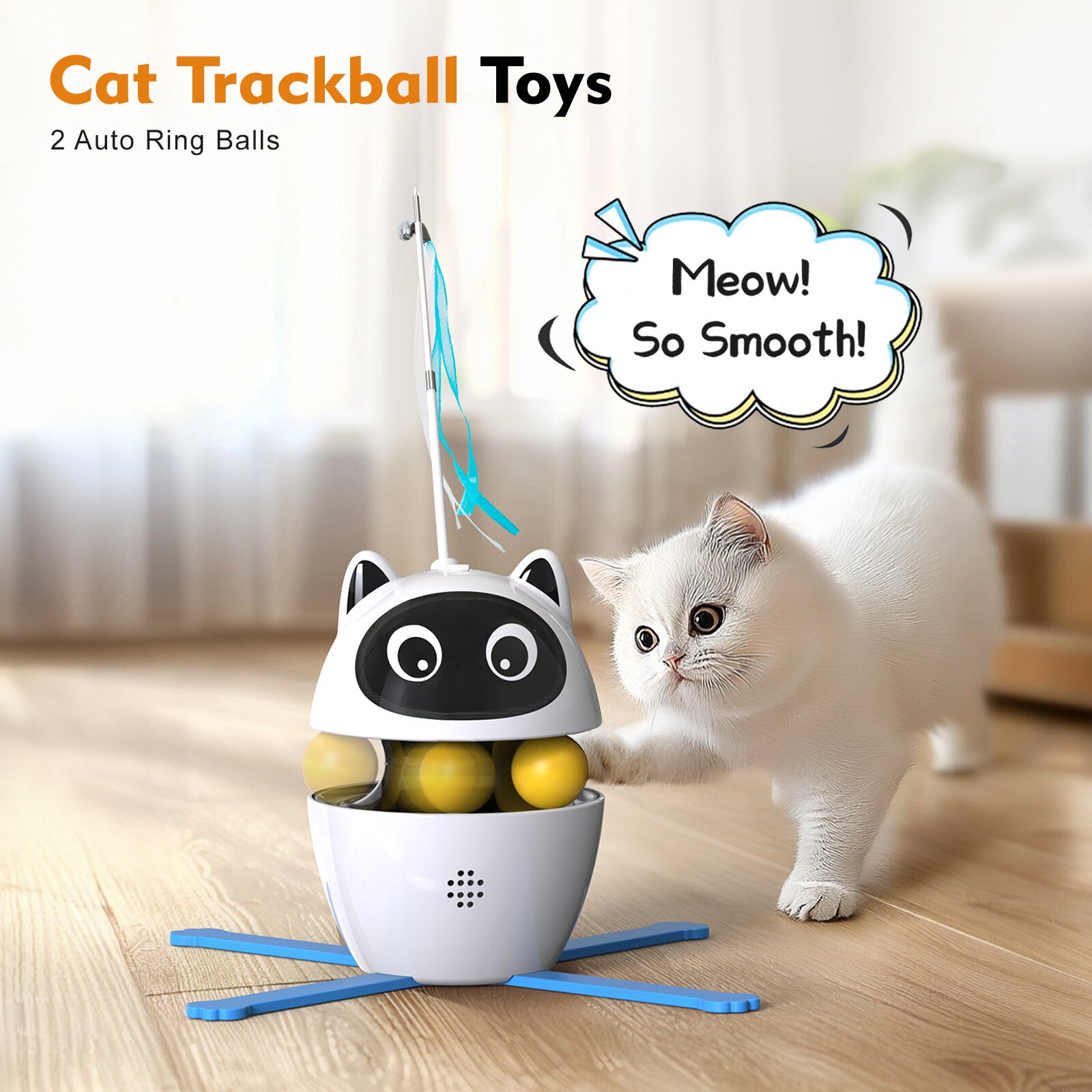 Automatic Interactive Cat Toy