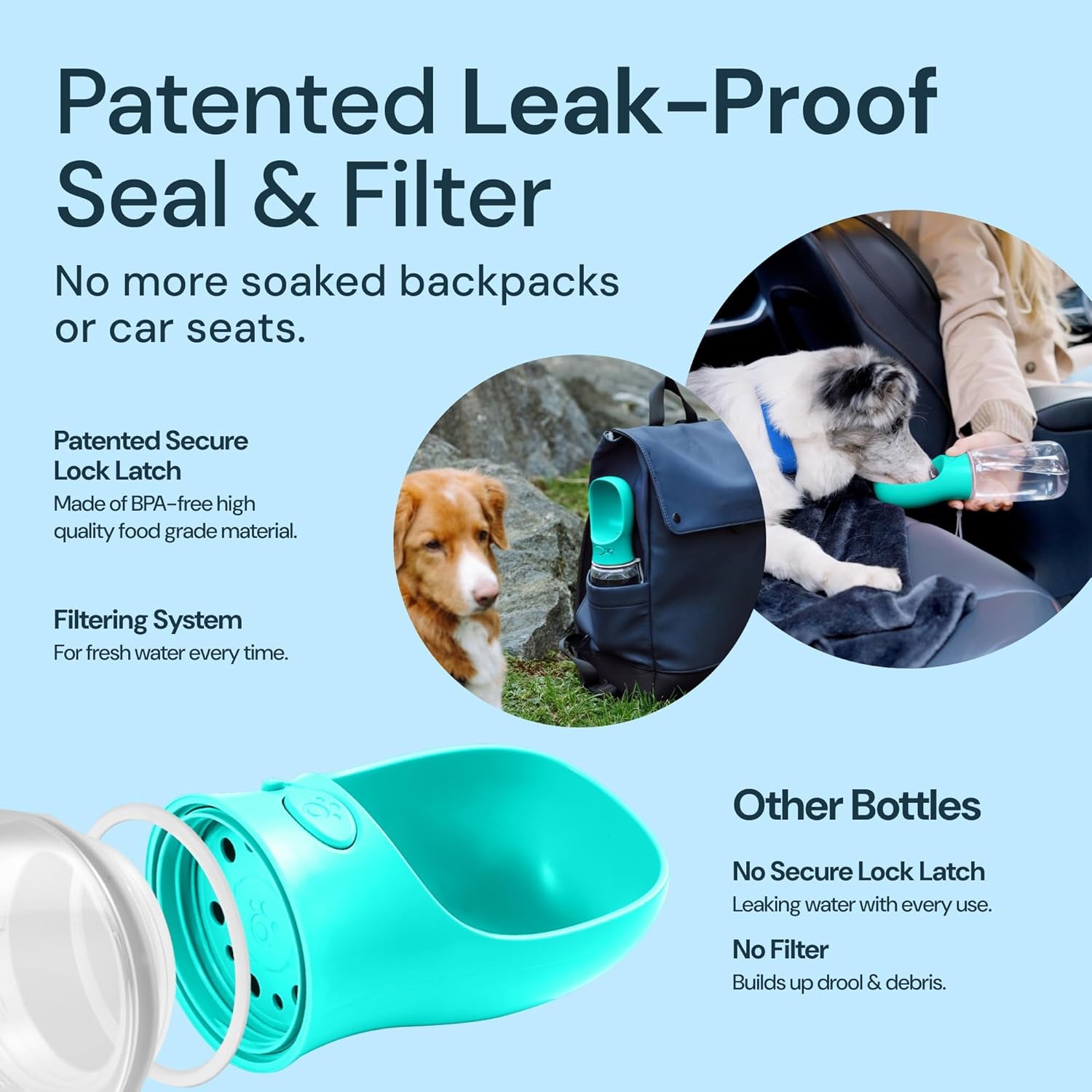 Portable Dog Water Bottle