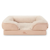 Comfy Solid Bolster Sofa Pet Bed