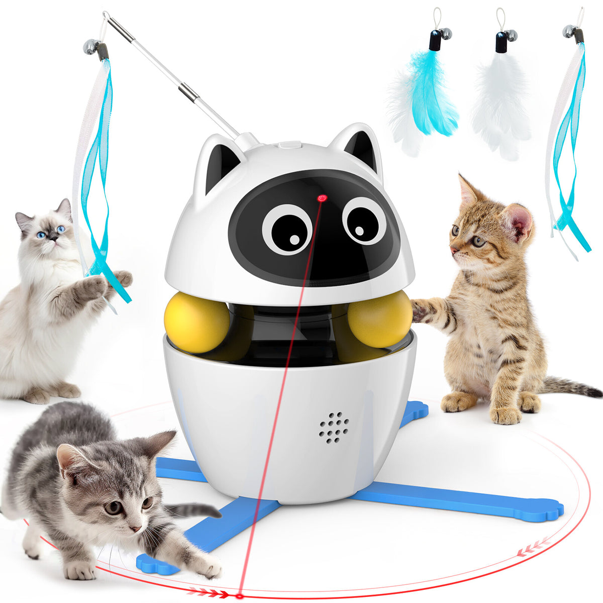 Automatic Interactive Cat Toy