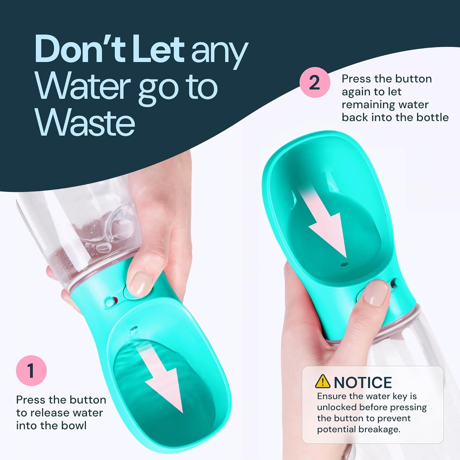 Portable Dog Water Bottle