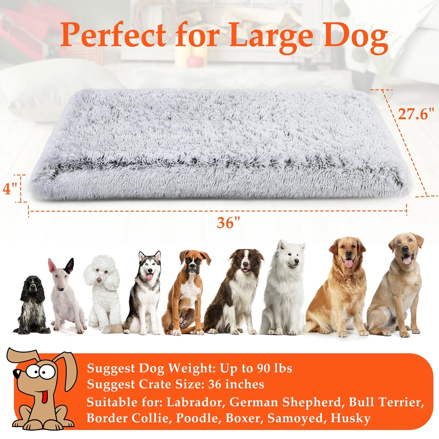 Cozy Bed for Large Dogs