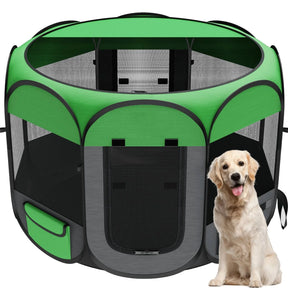 Dog/Cat Playpen Pop-Up Pet Playpen 