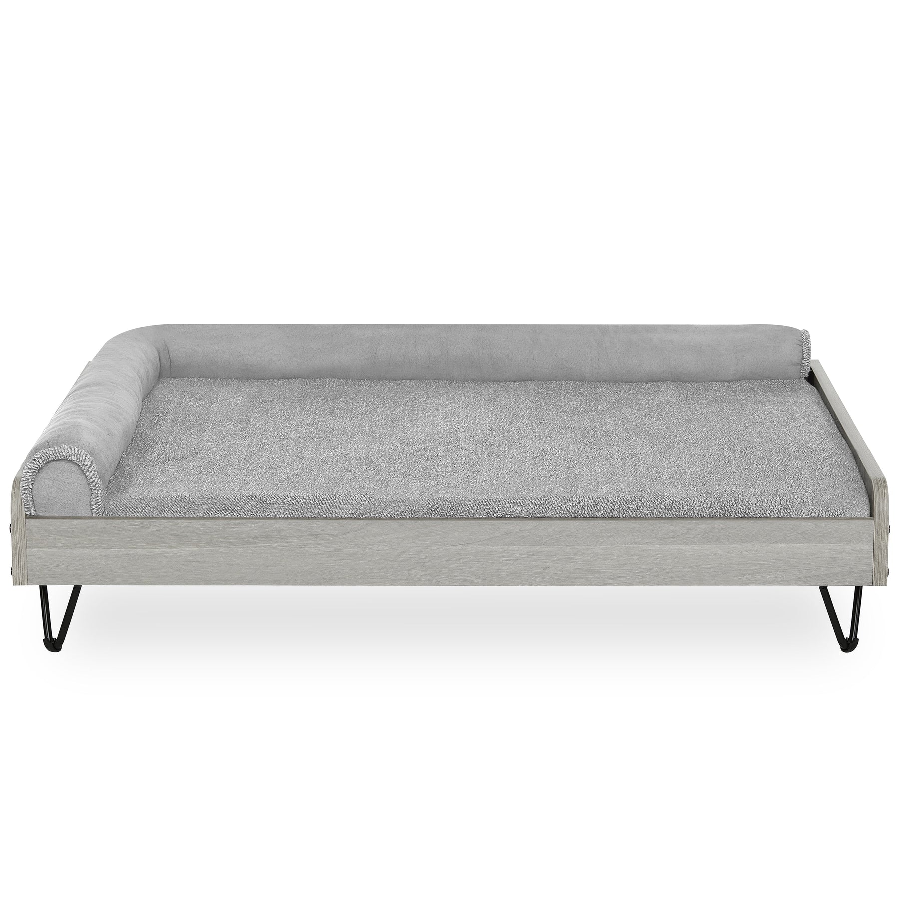  Wooden Pet Bed with Mattress 