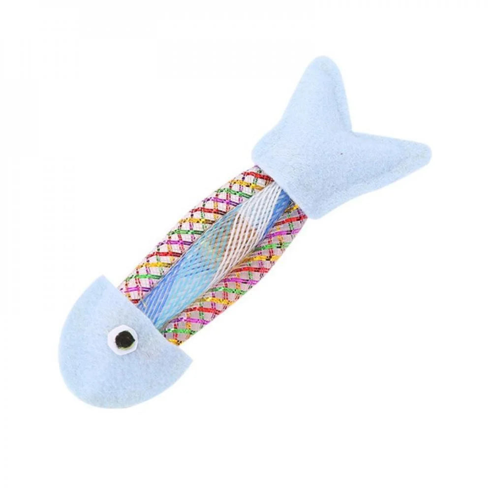 Interactive Plush & Ball Cat Toy