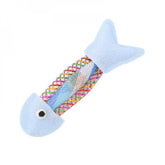 Interactive Plush & Ball Cat Toy