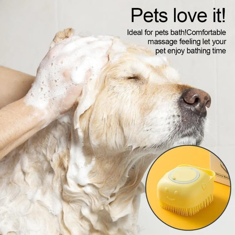 Pet Cleaning Bath Massage Brush 