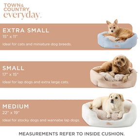 Comfy Cozy Cuddler Pet Bed