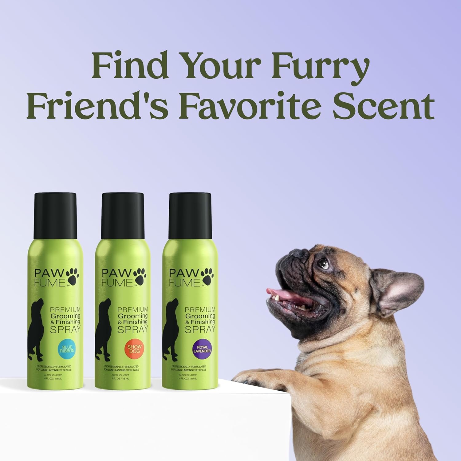 PAWFUME Dog Detangler Grooming Spray