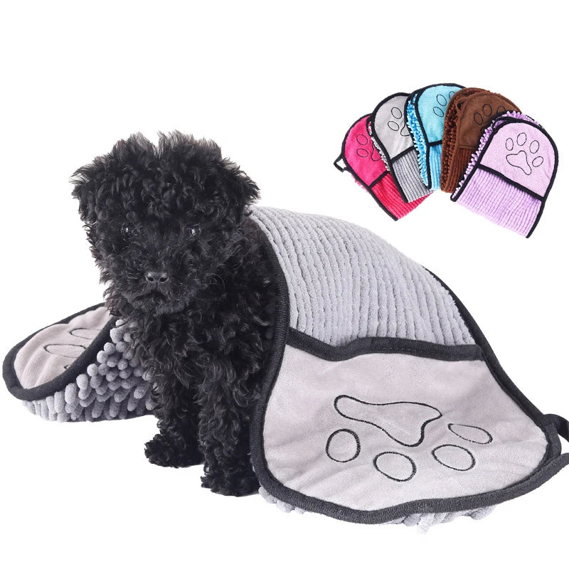 Soft Dog/Cat absorbent Bath towel