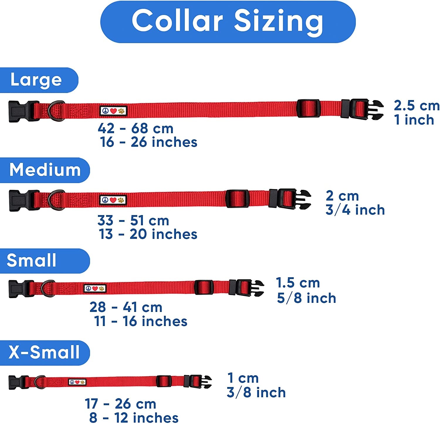 Adjustable Large Dog Collar 