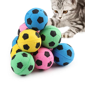 10Pcs Colorful cat Ball 
