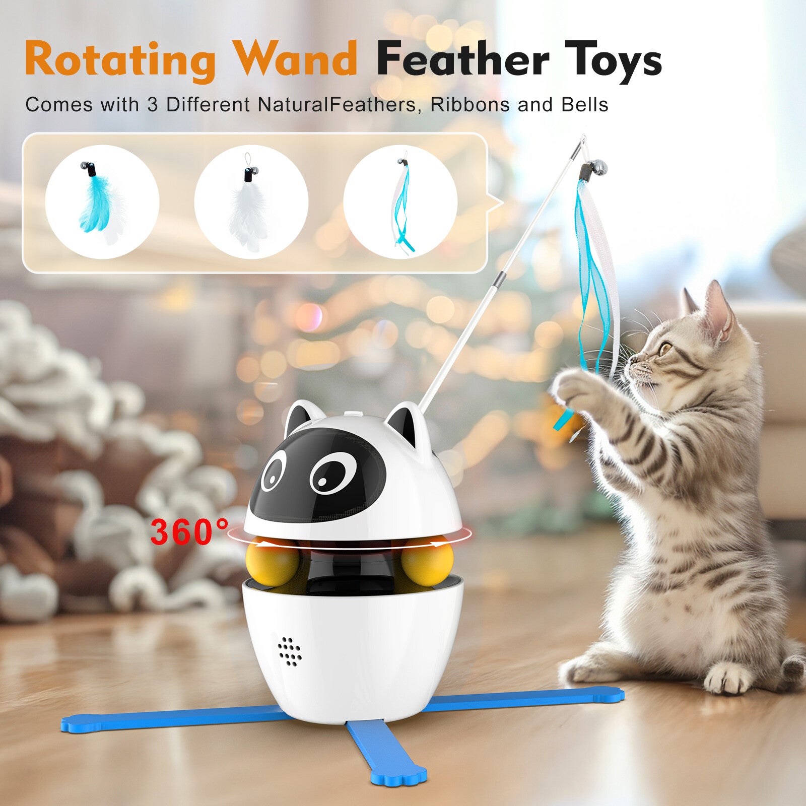 Automatic Interactive Cat Toy