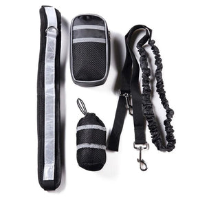 Pet Dog Cat Elastic Reflective Belt Running 