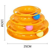 3/4 Levels Cats Toy Tower Track