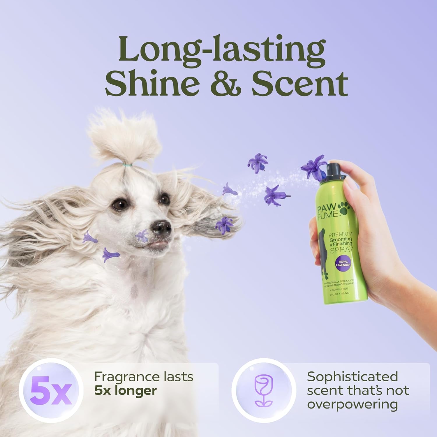 PAWFUME Dog Detangler Grooming Spray